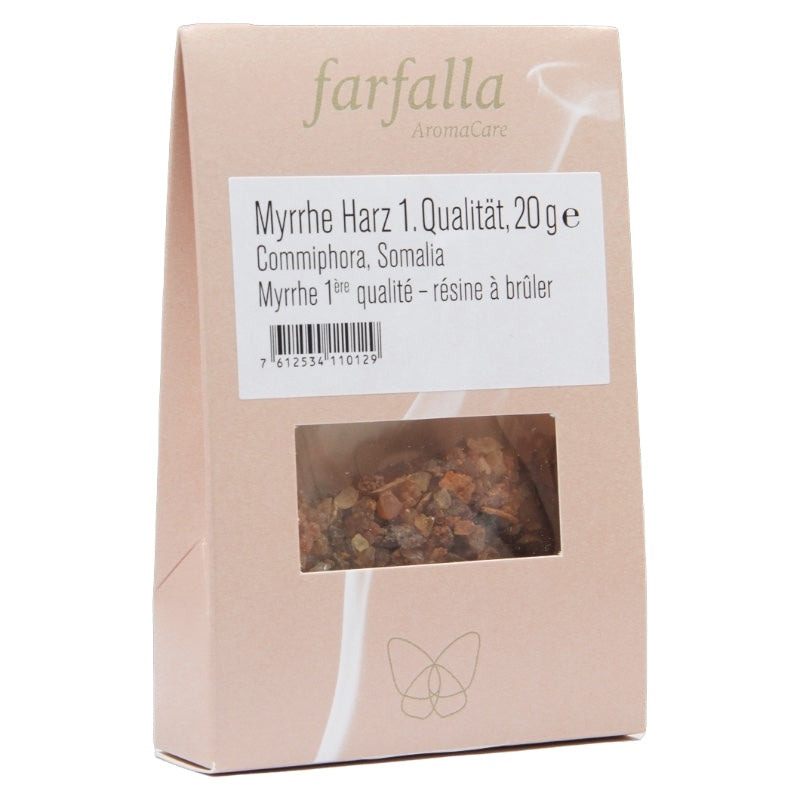 Farfalla - Résine à brûler Myrrhe 1ère qualité 20g