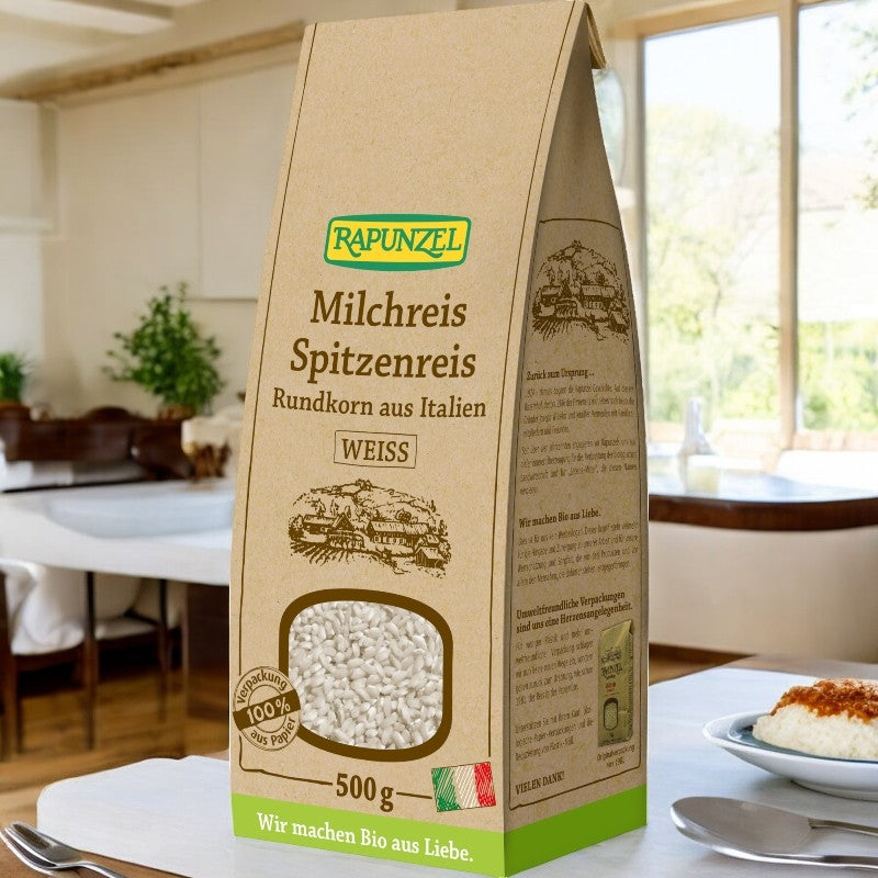 Riz au lait blanc grain rond BIO