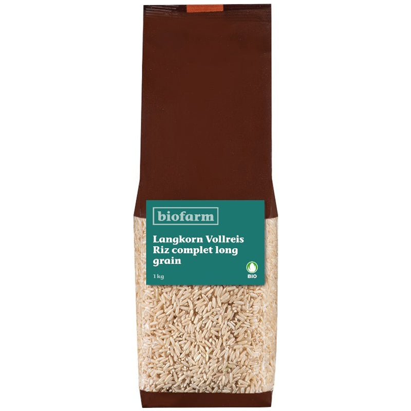 Biofarm - Riz complet long grain BIO 1kg