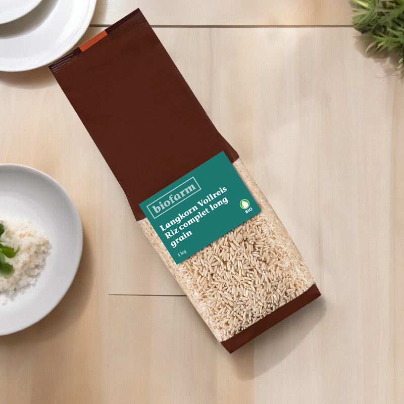 Biofarm - Bio-Langkorn-Vollkornreis 1kg