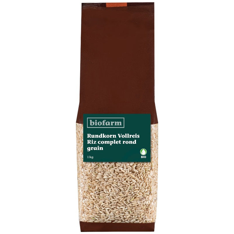 Biofarm - Riz complet rond BIO 1kg