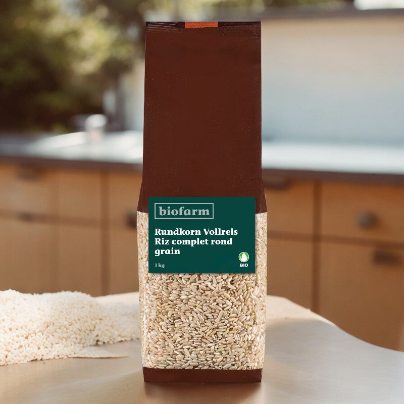 Biofarm - Riz complet rond BIO 1kg