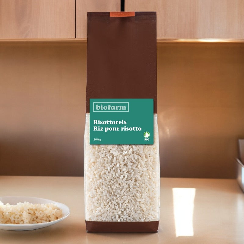 Biofarm - Riz pour risotto BIO 500g