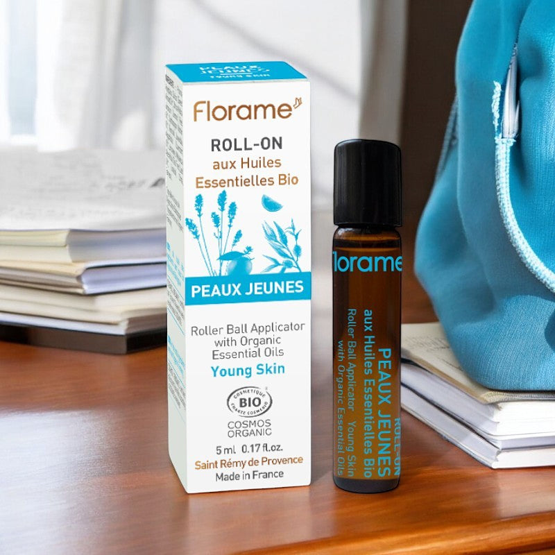 Florame - Roll-on BIO peaux jeunes 5ml