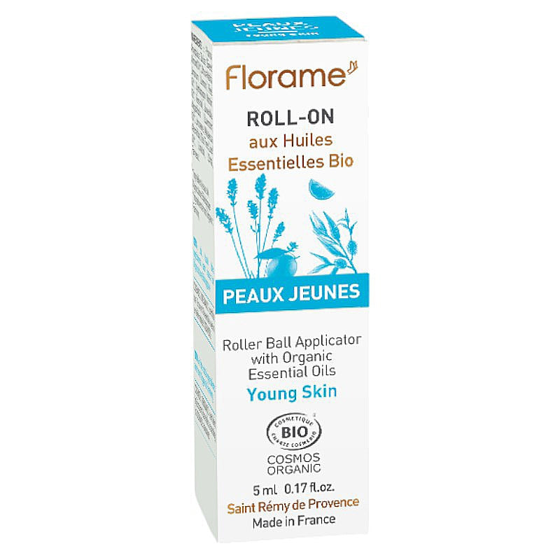 Florame - Roll-on BIO peaux jeunes 5ml