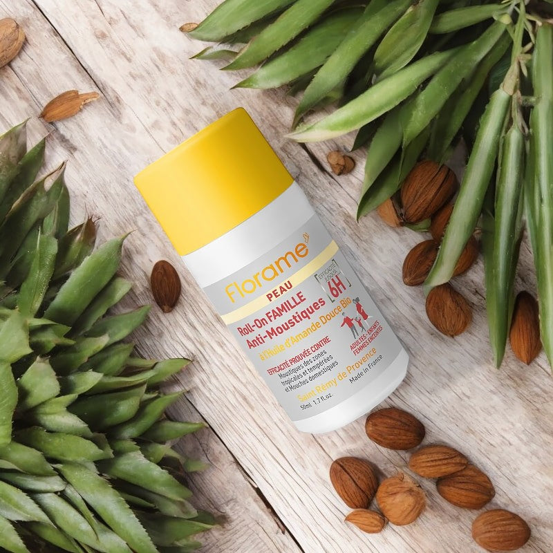 Florame - Roll-on famille anti-moustiques BIO amande douce 50ml