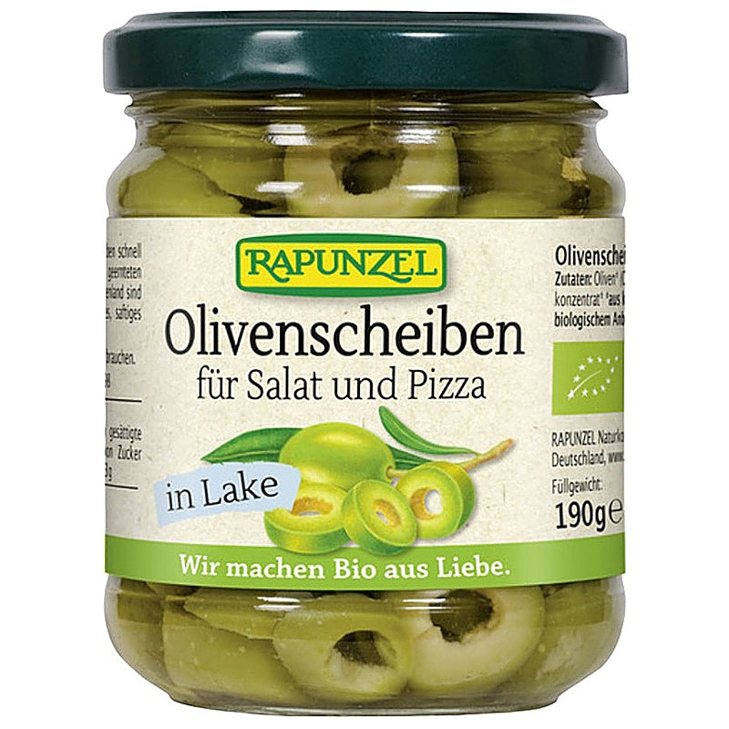 Rondelles d'olives pour salades et pizzas en saumure BIO