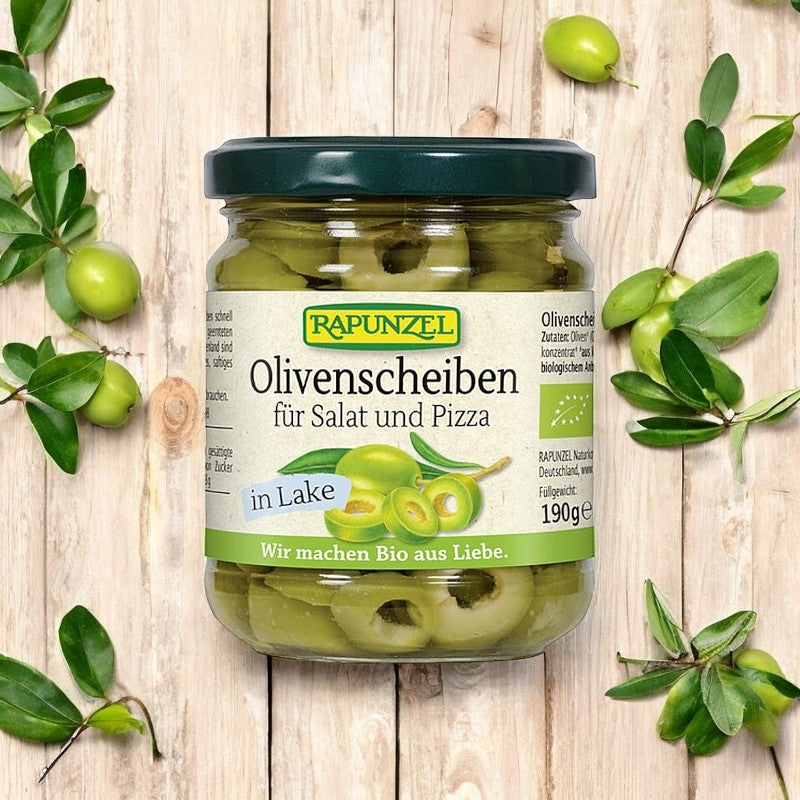Rondelles d'olives pour salades et pizzas en saumure BIO