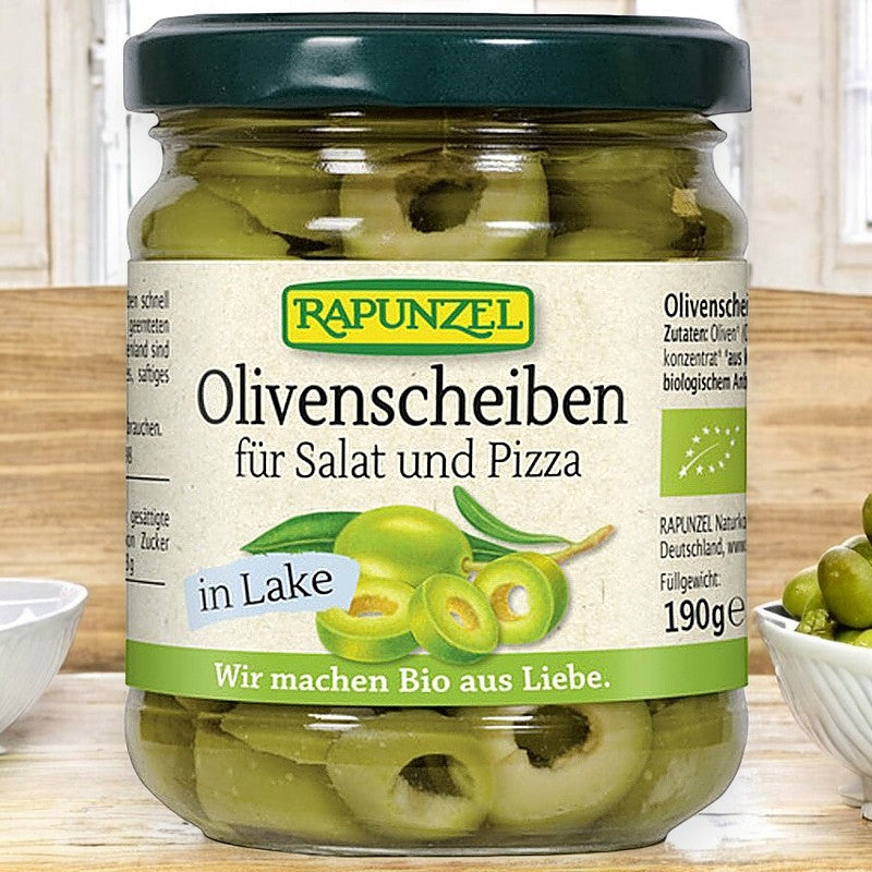 Rondelles d'olives pour salades et pizzas en saumure BIO