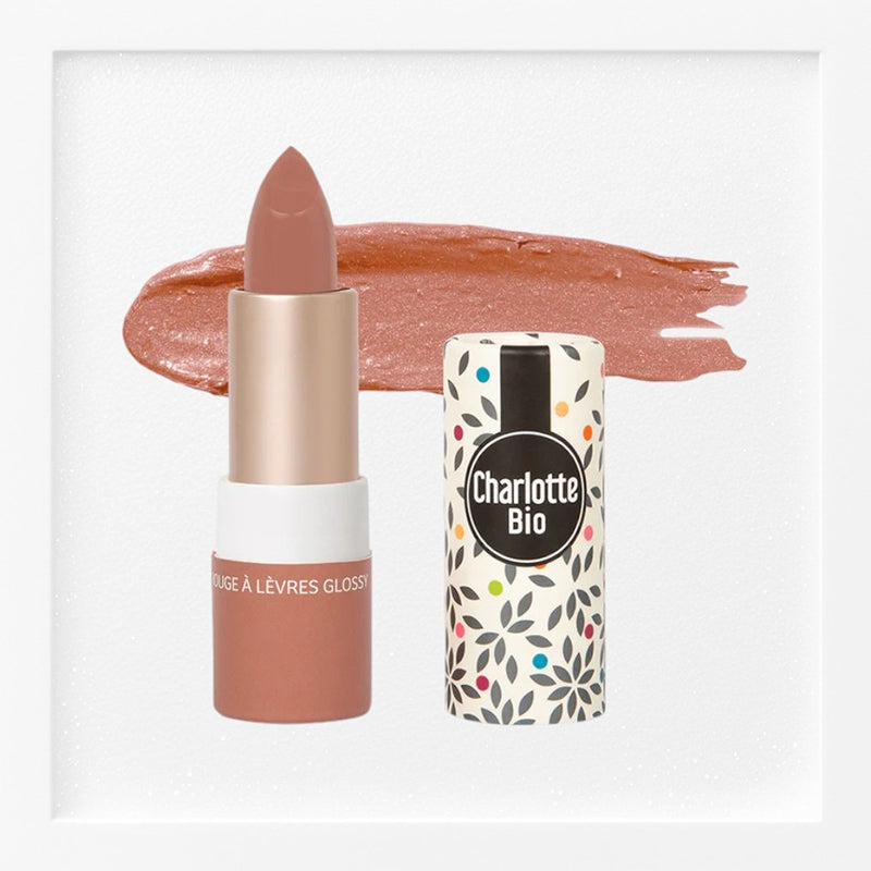 Charlotte Bio - Rouge à lèvres brillant nude moka BIO 3.5g