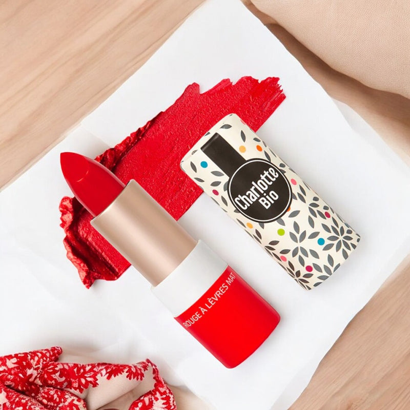 Charlotte Bio - Rouge à lèvres mat le vrai rouge BIO 3.5g
