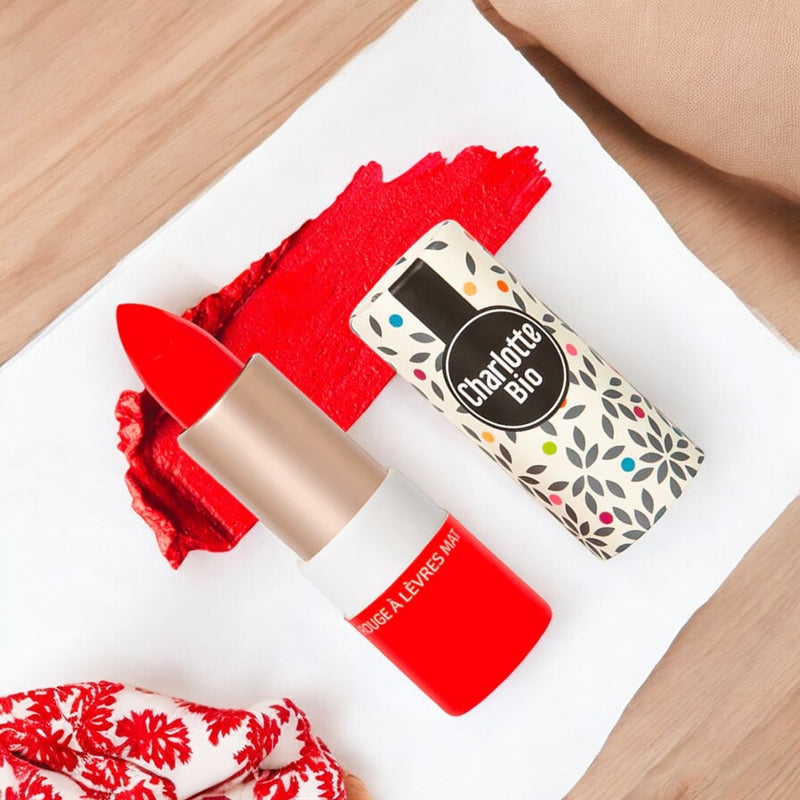 Charlotte Bio - Rouge à lèvres mat rouge royal BIO 3.5g