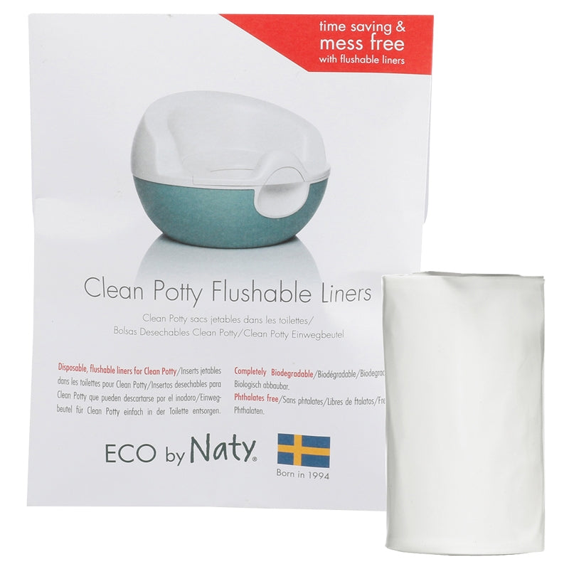 Sacs jetables dans les toilettes pour Clean Potty ECO