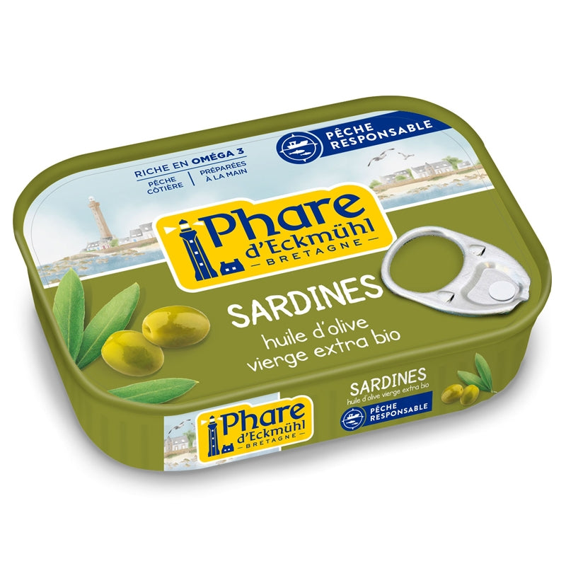 Sardines à l'huile d'olive BIO 135g