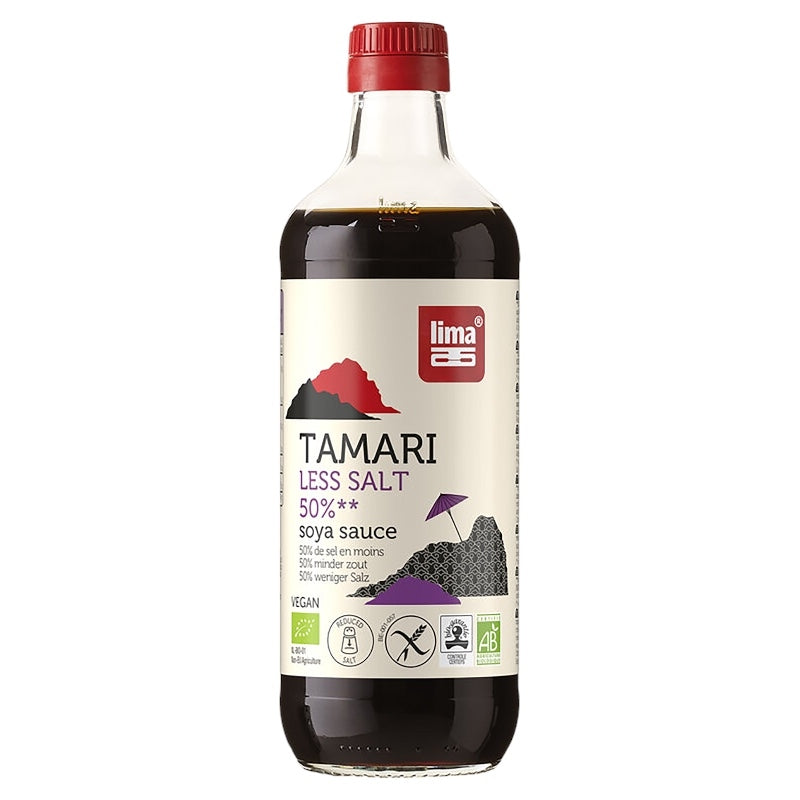 Lima - Sauce de soja avec 50% de sel en moins BIO Tamari 500ml