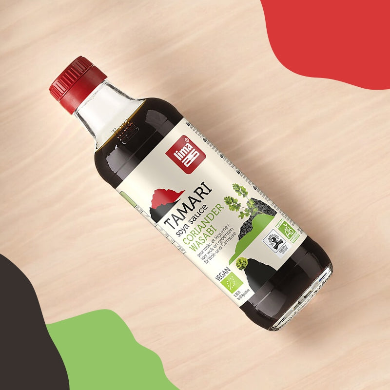 Lima - Sauce soja à la coriandre & au wasabi BIO 250ml