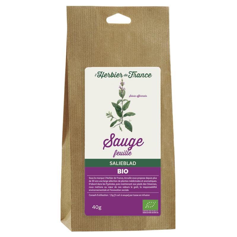 L'Herbier de France - Sauge BIO 40g