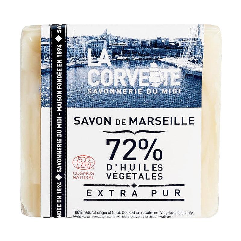La Corvette - Savon de Marseille blanc extra pur Film 200g