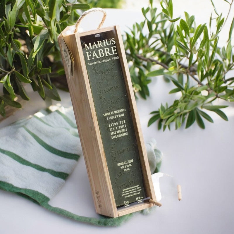 Savon de Marseille vert à l'huile d'olive