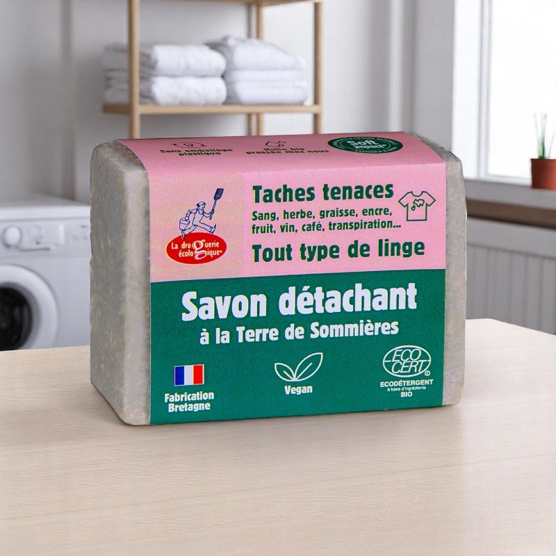 La Droguerie Écologique - Savon détachant terre de sommières 150g