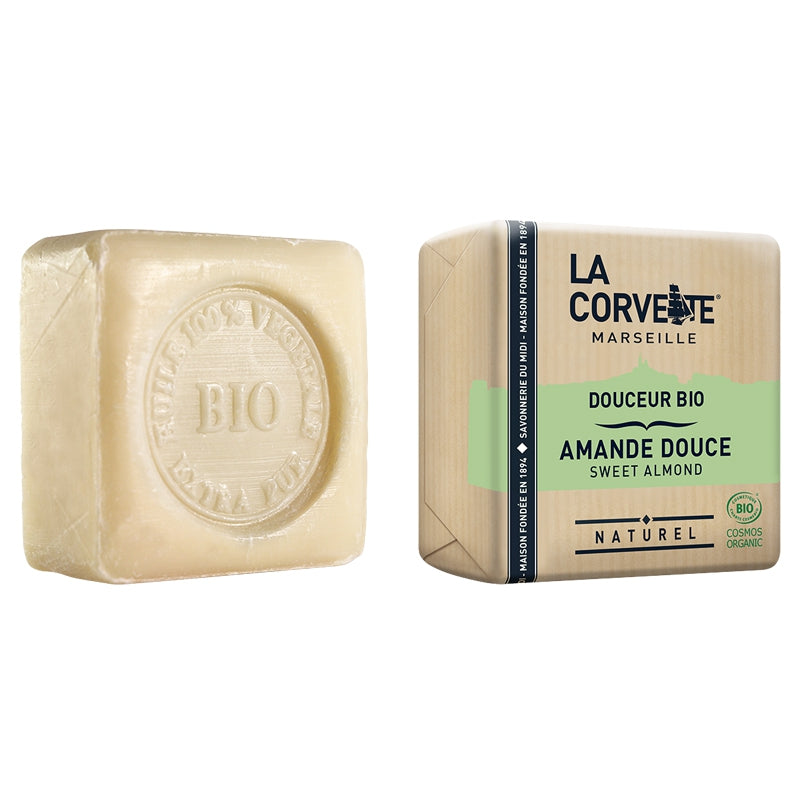 La Corvette - Savon douceur BIO amande douce 100g