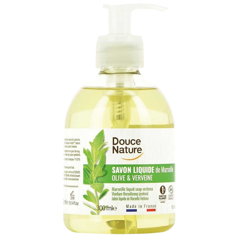 Douce Nature - Savon liquide de Marseille BIO olive & verveine 300ml