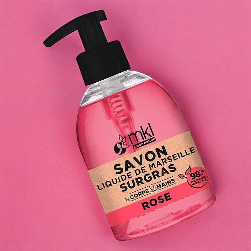 Marseiller Flüssigseife Rose