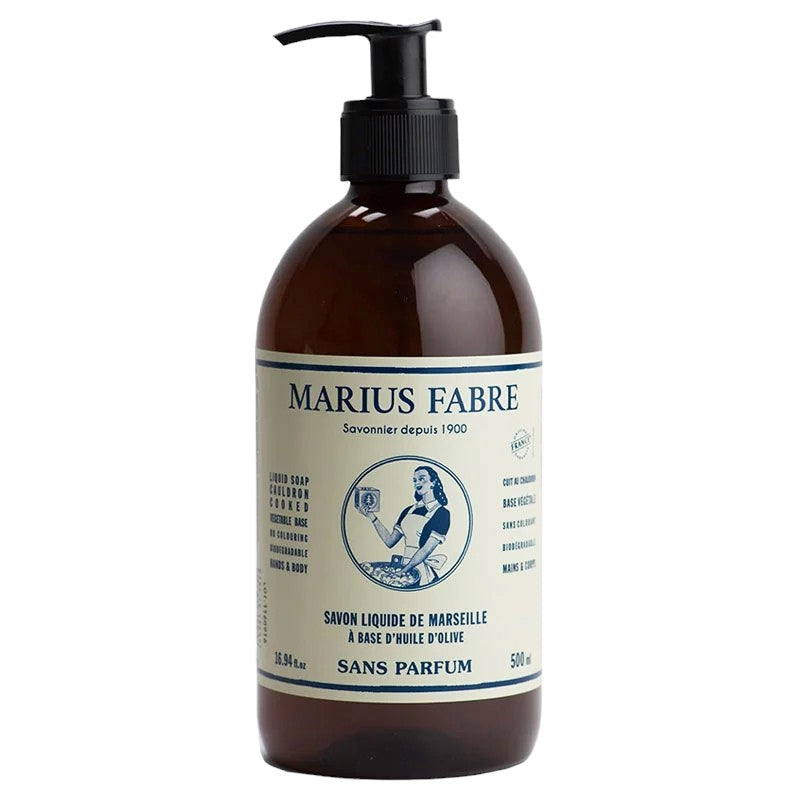 Savon liquide de Marseille sans parfum