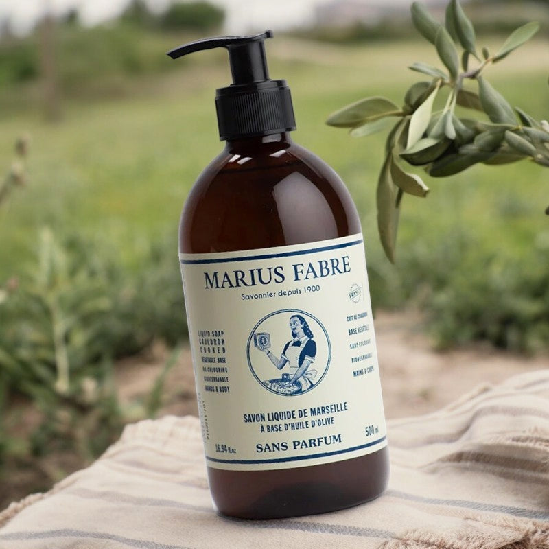 Savon liquide de Marseille sans parfum