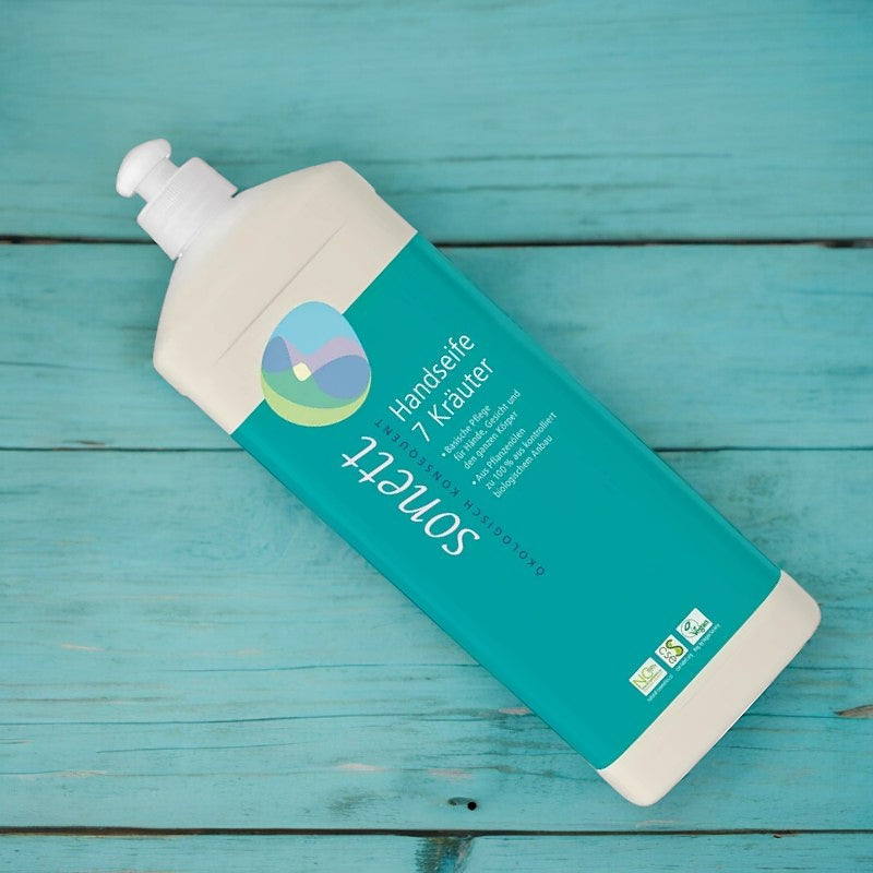 Savon liquide mains, visage & corps 7 plantes ECO