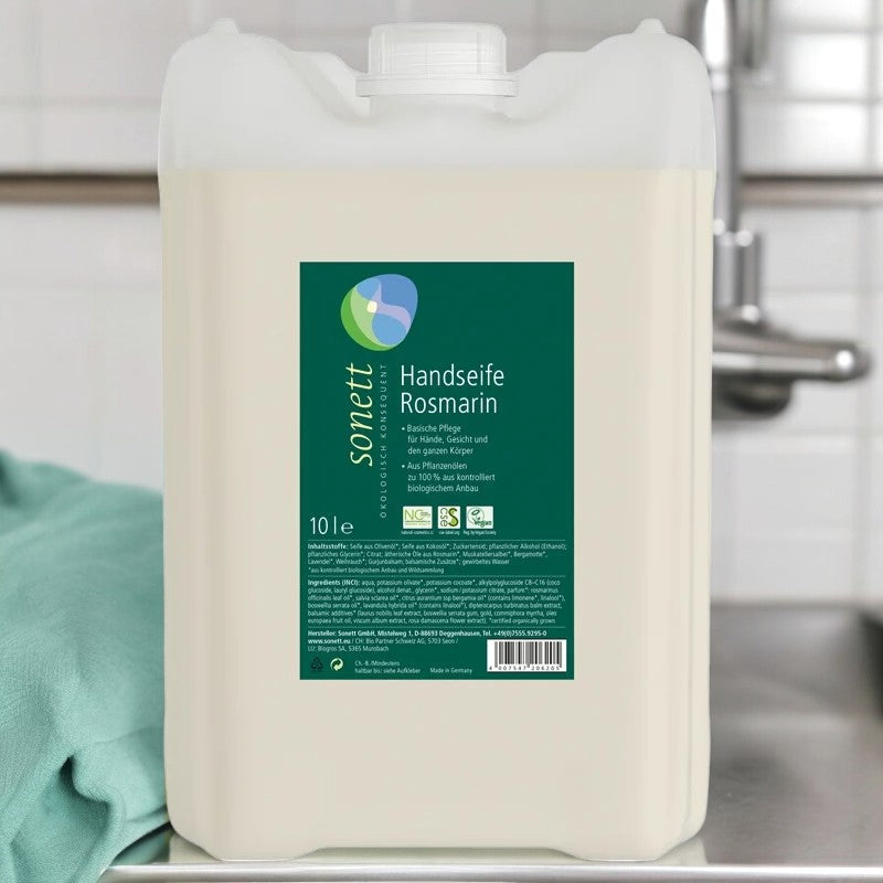 Savon liquide mains, visage & corps romarin ECO