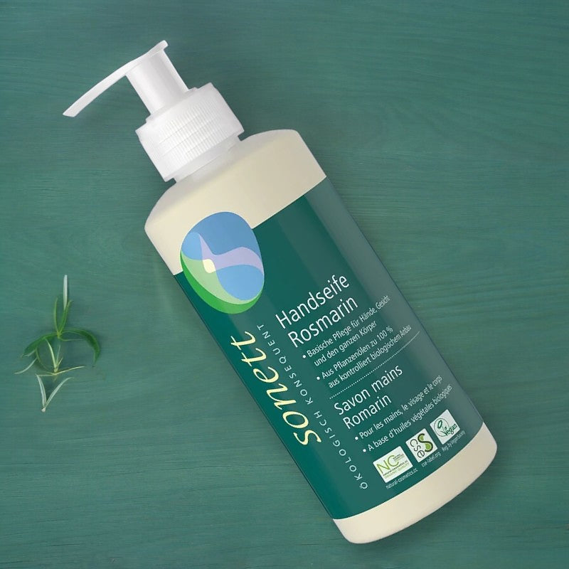 Savon liquide mains, visage & corps romarin ECO - 300ml