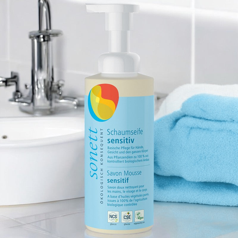Flüssigseife für Hände, Gesicht & Körper Sensitiv ECO - 200 ml