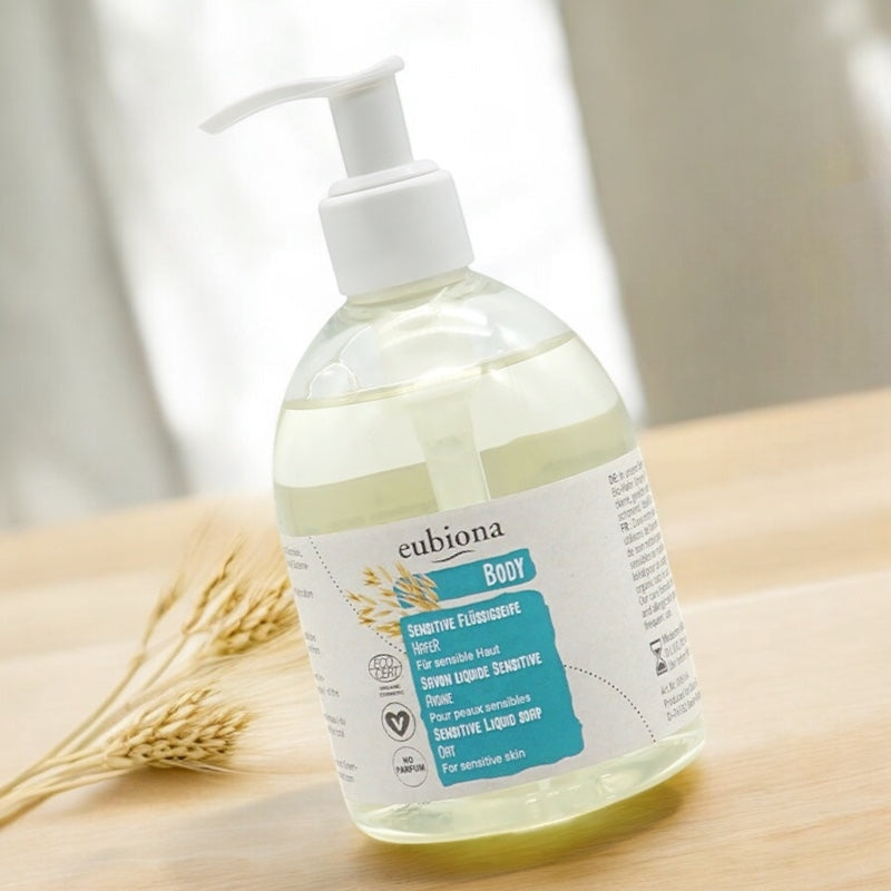 Eubiona - Savon liquide pour les mains sensitive BIO avoine 300ml
