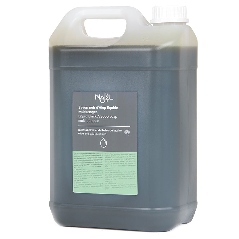 Savon noir d'Alep liquide - multi-usages - huile d'olive