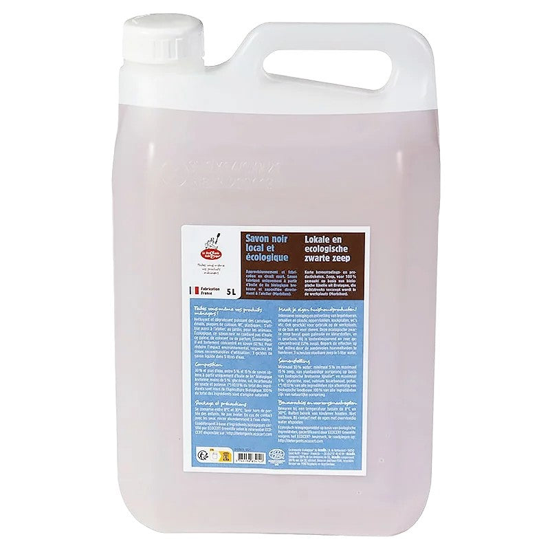 La Droguerie Écologique - Savon noir liquide huile de lin BIO 5l