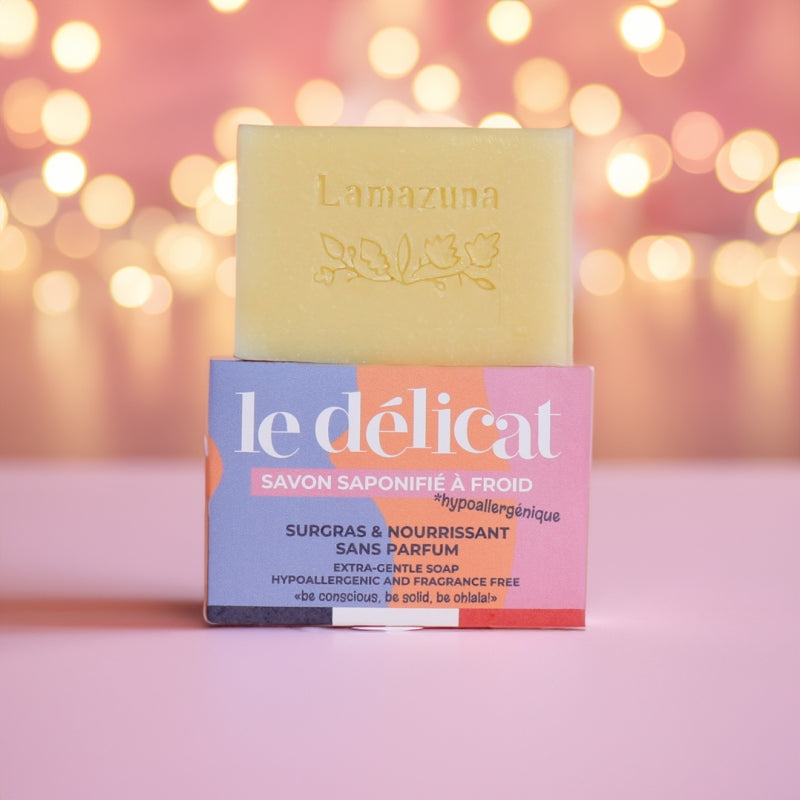 Lamazuna - Savon surgras nourrissant sans parfum 100g