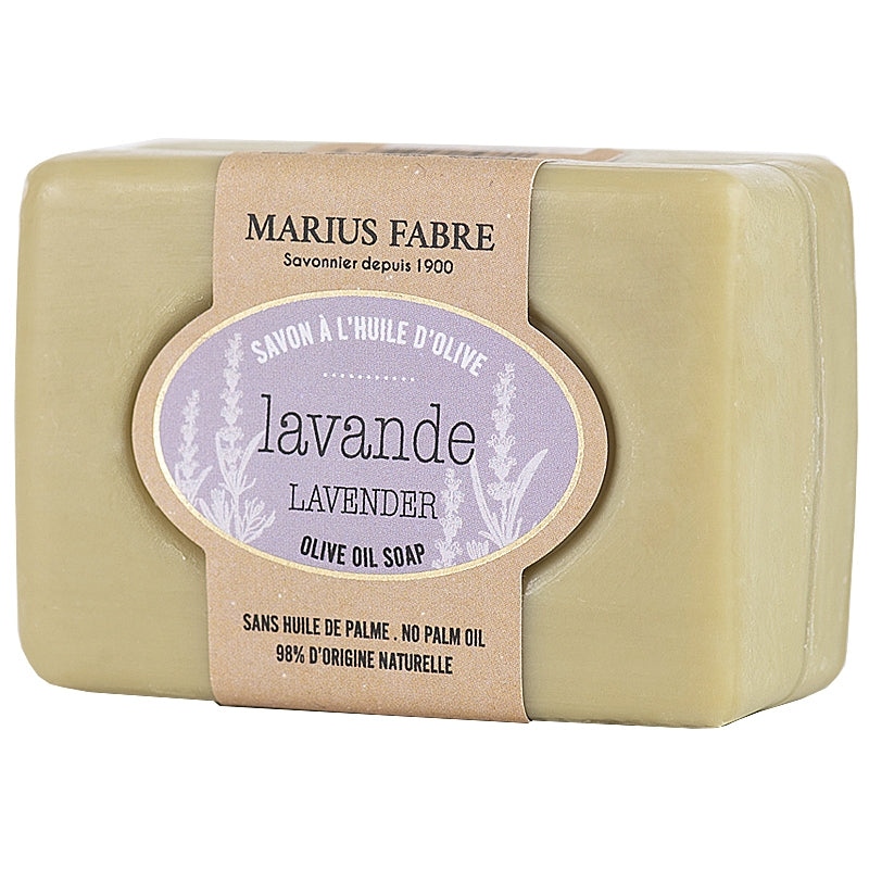 Savonnette à l'huile d'olive & à la lavande