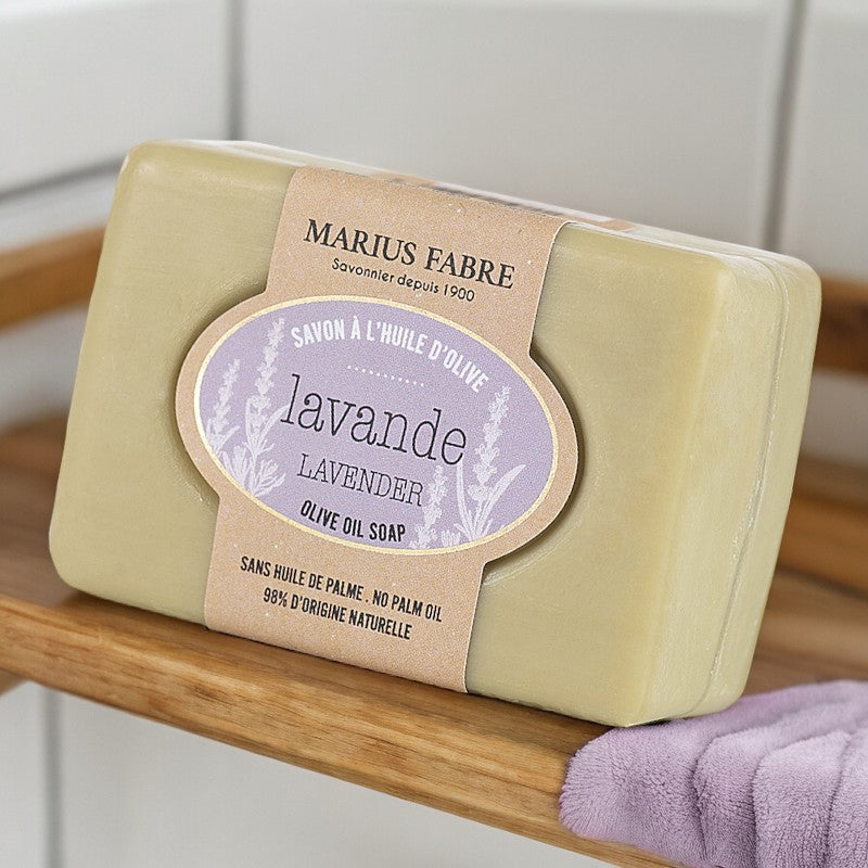 Savonnette à l'huile d'olive & à la lavande