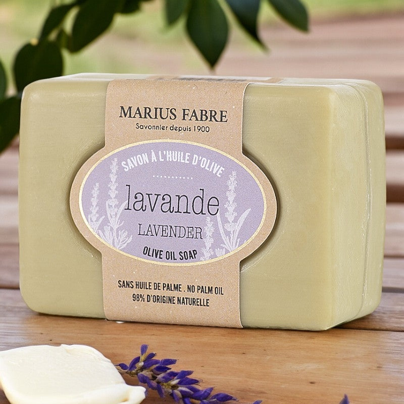Savonnette à l'huile d'olive & à la lavande