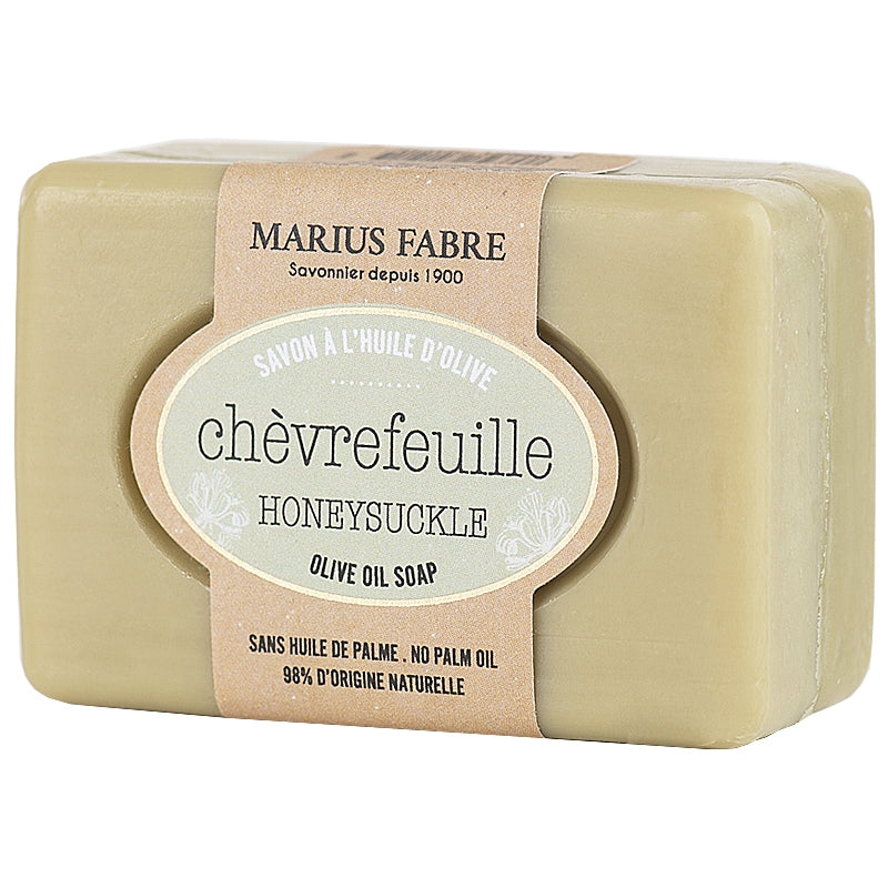 Savonnette à l'huile d'olive & au chèvrefeuille