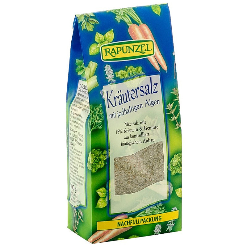 Sel aux herbes iodé contenant 15% herbes & légumes BIO