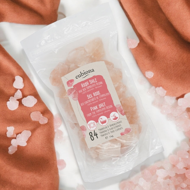 Eubiona - Sel rose de l'Himalaya en brisures 1kg