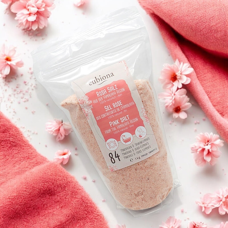 Eubiona - Sel rose de l'Himalaya finement broyé 1kg