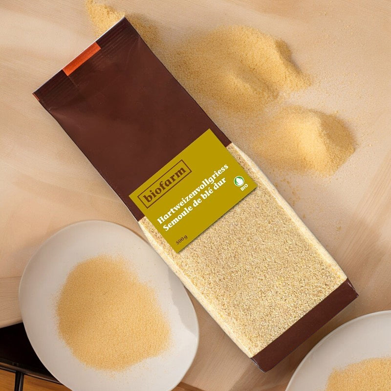 Biofarm - Semoule de blé dur BIO 500g