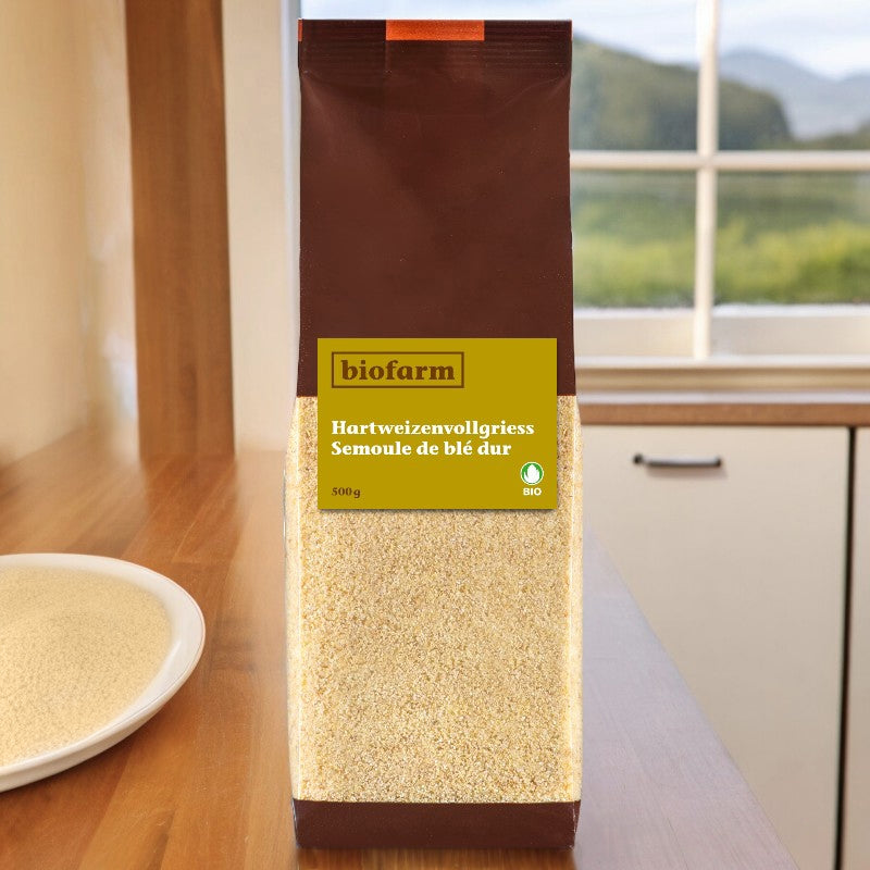 Biofarm - Semoule de blé dur BIO 500g