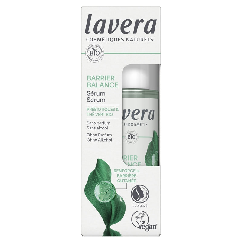 Lavera - Sérum BIO prébiotiques & thé vert 30ml