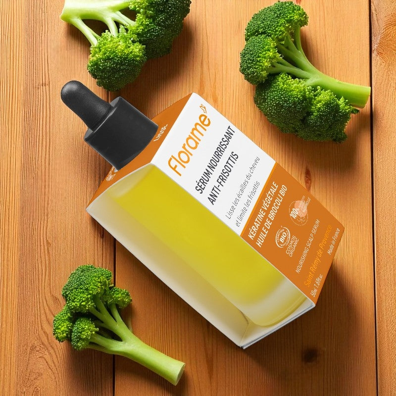Florame - Sérum nourrissant anti-frisottis BIO kératine & brocoli 50ml