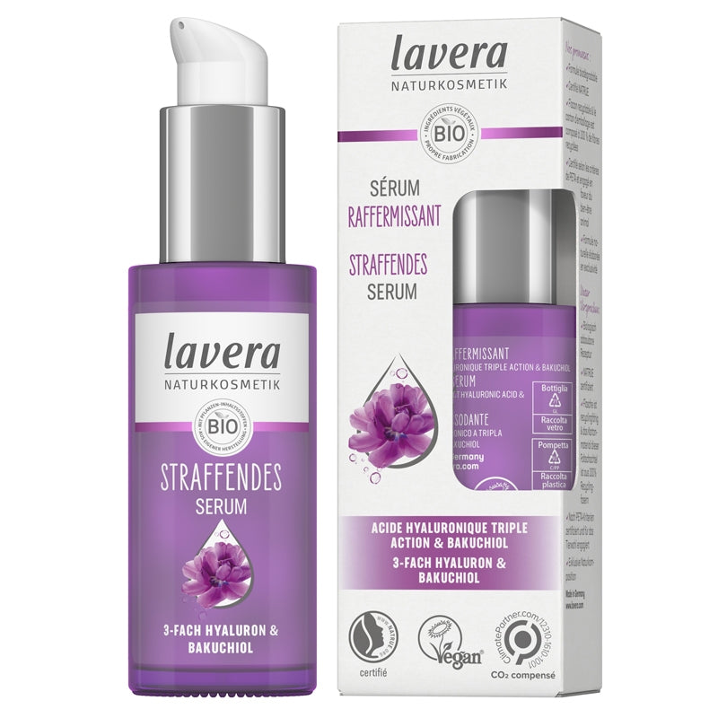 Lavera - Sérum raffermissant BIO acide hyaluronique & bakuchiol 30ml