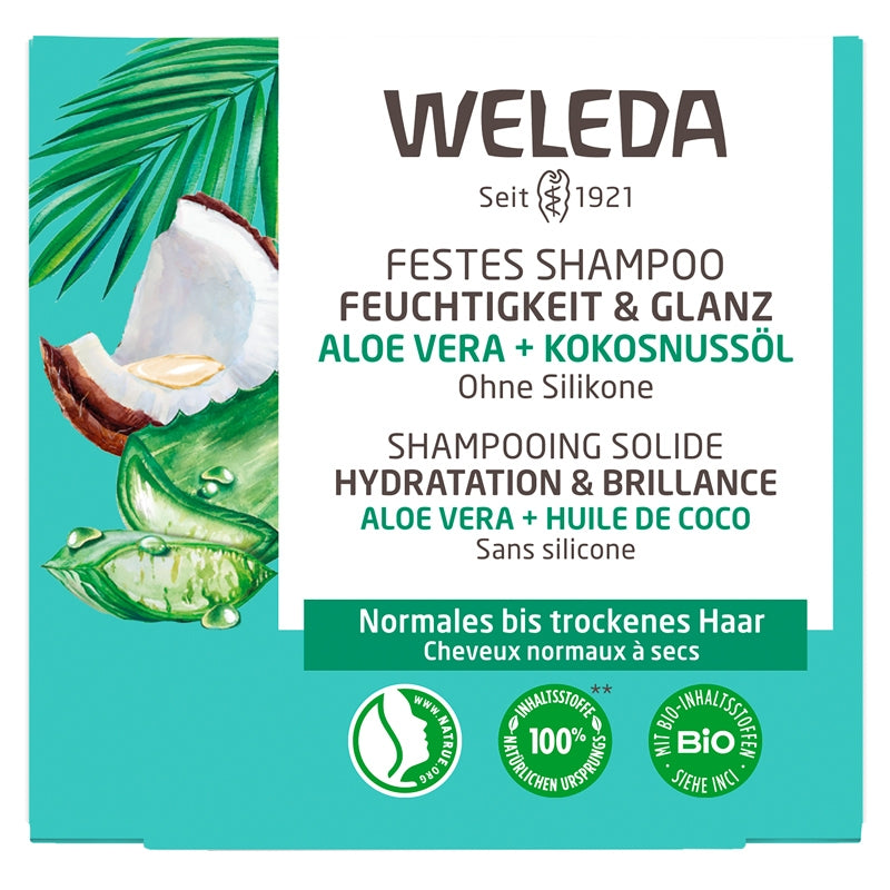 Shampoing solide hydratation & brillance aloe vera BIO